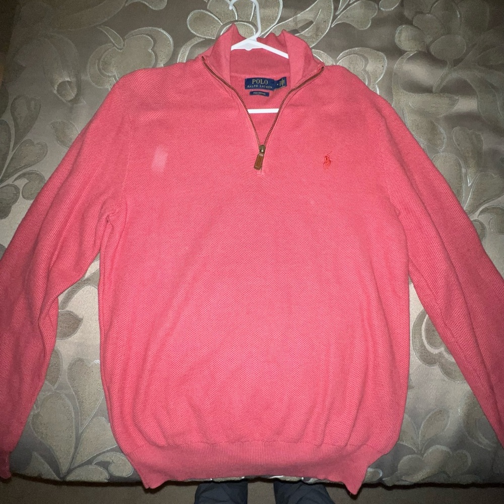 Polo Ralph Lauren 1/4 Zip Pima Cotton Sweater M